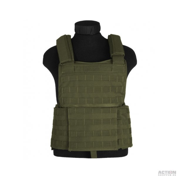 Molle Carrier vest, Oliven grn, str. one size 
