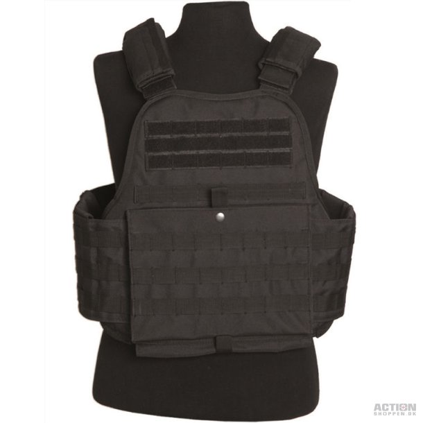 Plate Carrier Vest, Sort, str. one size 