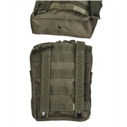 Molle Pouch, Stor Taske, Oliven grn.