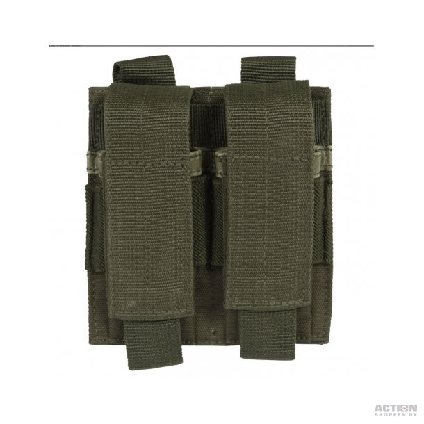 Molle, Pouch, til 2 stk Pistol magasiner, Oliven grn.