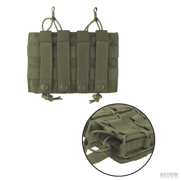 Molle, Pouch, Mag. Bag Open Top Flex Double, Oliven