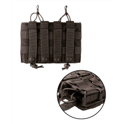 Molle, Pouch, Mag. Bag Open Top Flex Double, Sort