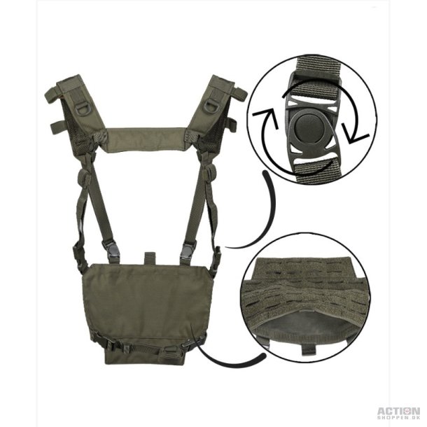 Brystrigg letvgt, Olven grn, str. one size 