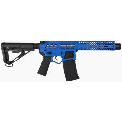 EMG F-1 Firearms PDW AEG w/ eSE Electronic, Blue/Black RS-3