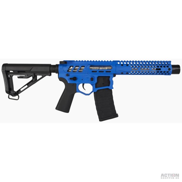 EMG F-1 Firearms PDW AEG w/ eSE Electronic, Blue/Black RS-3