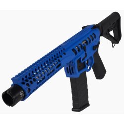 EMG F-1 Firearms PDW AEG w/ eSE Electronic, Blue/Black RS-3