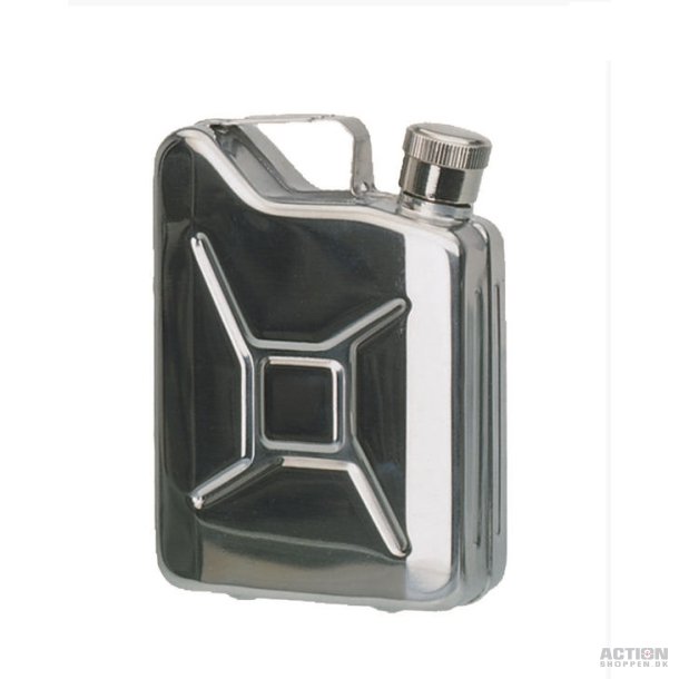BAG FLASKE 'JERRY CAN'S / STEEL 170 ML