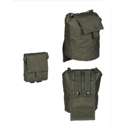 Molle, Pouch, EMPTY SHELL POUCH COLLAPS, Oliven grn.