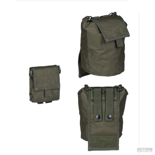 Molle, Pouch, EMPTY SHELL POUCH COLLAPS, Oliven grn.