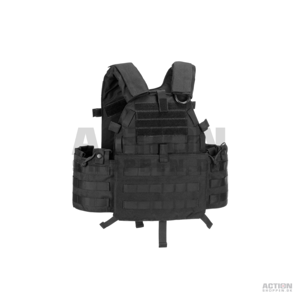 Invader Gear - 6094A-RS Plate Carrier Vest, Sort, str. one size 