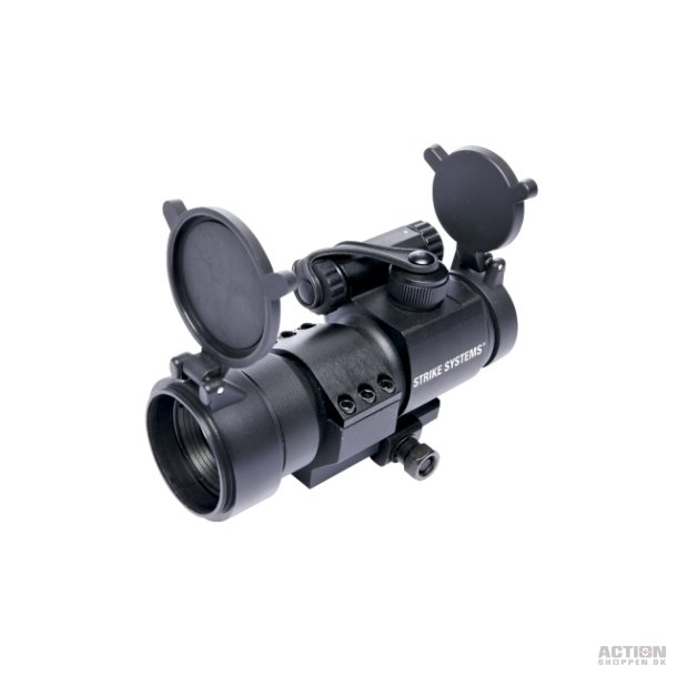 Dotsigte 5x rd, 30 mm, m. flip up cover