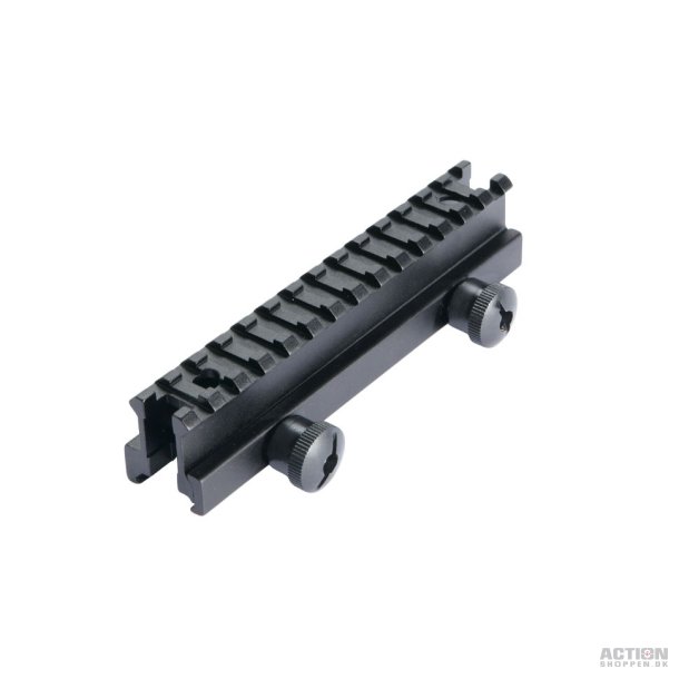 Forhjer skinne - montagen er til 20mm rail.