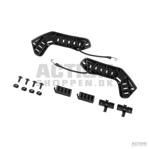 FAST Rail Set til hjelm, Sort