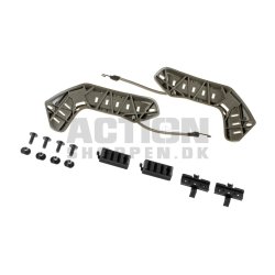 FAST Rail Set til hjelm, Follage Grn