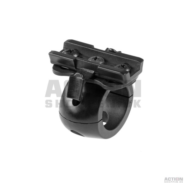 Single Clamp 1 Inch til Hjelm, Sort