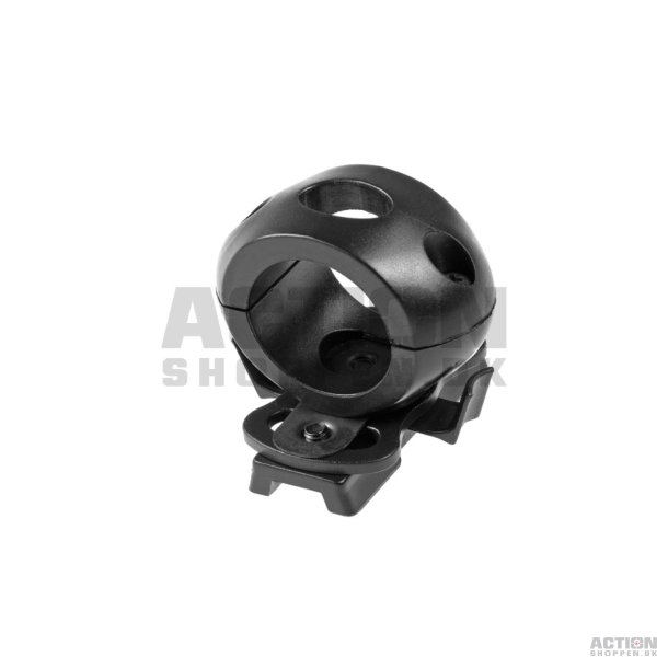 Single Clamp 1 Inch til Hjelm, Sort