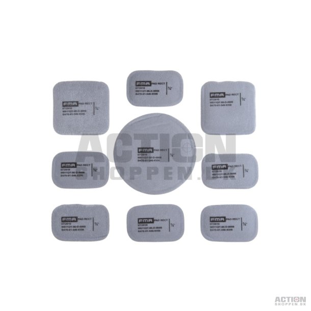 Hjelmbeskyttelsespuder st