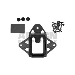 WLC 3 Hole Shroud til hjelm, Sort