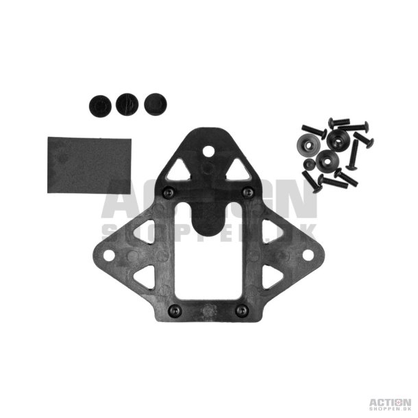 WLC 3 Hole Shroud til hjelm, Sort