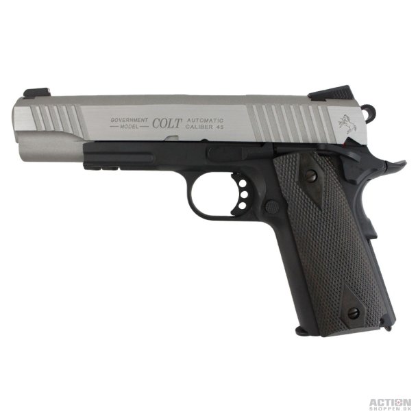 Cybergun - Colt 1911 Rail Gun Dual Tone, Full Metal, GBB - Co2