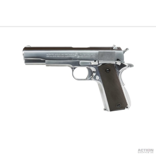 Cybergun - Colt 1911 silver, Full Metal, GBB - Co2