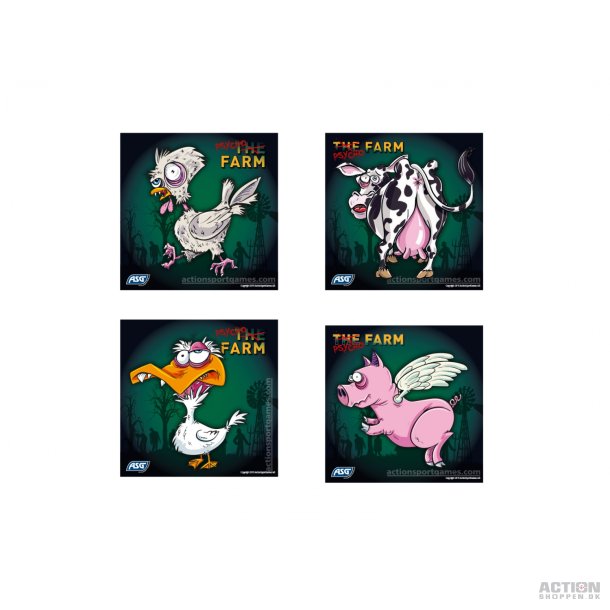 Psycho Farm Skydeskiver 100 stk. til metal skydekasser
