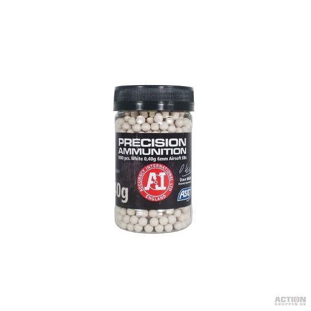 ASG - Precision Ammunition 0,40 gram 1000 stk.