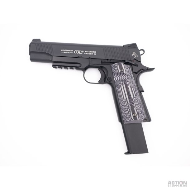 M1911 Rail/Anniversary, GBB, Co2, Langt Magasin.