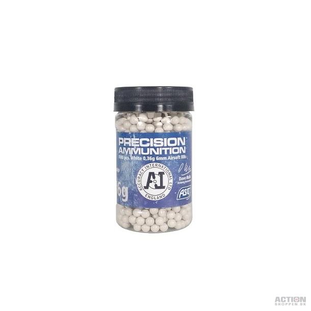 ASG - Precision Ammunition 0,36 gram 1000 stk.