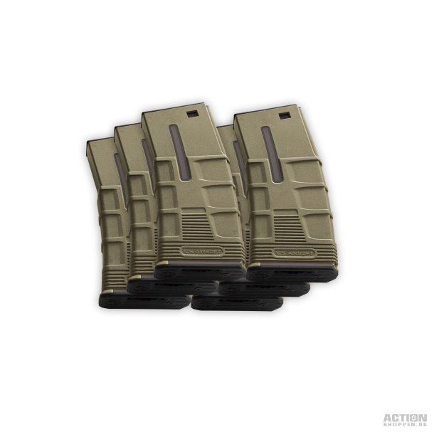 M4/M15/16, 300 skuds T Tactical magasin (6 Stk) Tan
