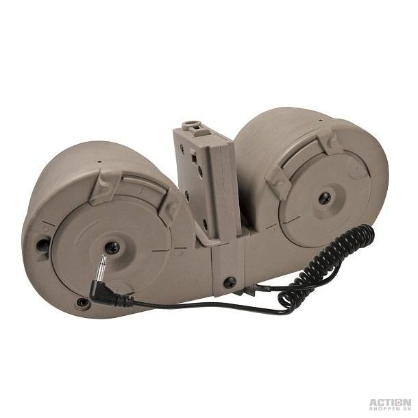 M4/M15/16, 2500 skuds. Electric drum magasin, Tan.