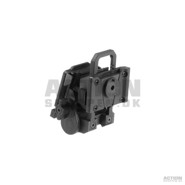 WLC L4 G24 Plastic Mount til Hjelm, Sort