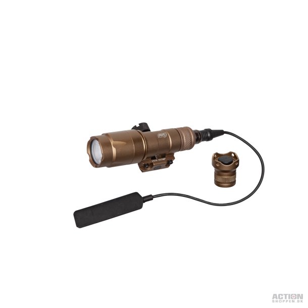 Flashlight lygte, Tactical version, 280-320 lumens, inkl. kontakt. Tan