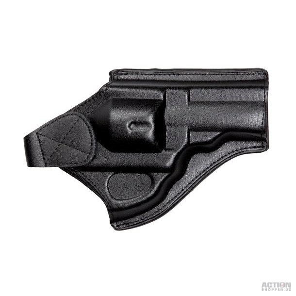 Bltehylster, Lder, Dan Wesson 715 Revolver, sort.