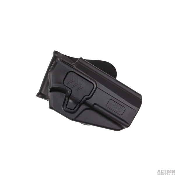 Bltehylster til P-07/P-09/CZ75/SP-01 modeller Polymer, Sort.