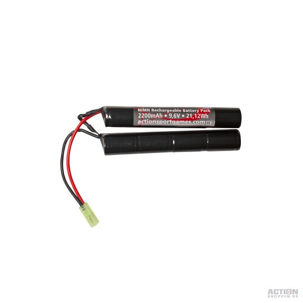 ASG - Batteri 9,6V 2200mah til crane stock