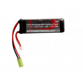 Li-Po 11,1V 2200mAh, 30C, Batteri