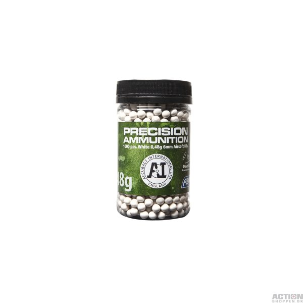 ASG - BIO AI Precision Ammunition 0,48 gram Bio 1000 stk.