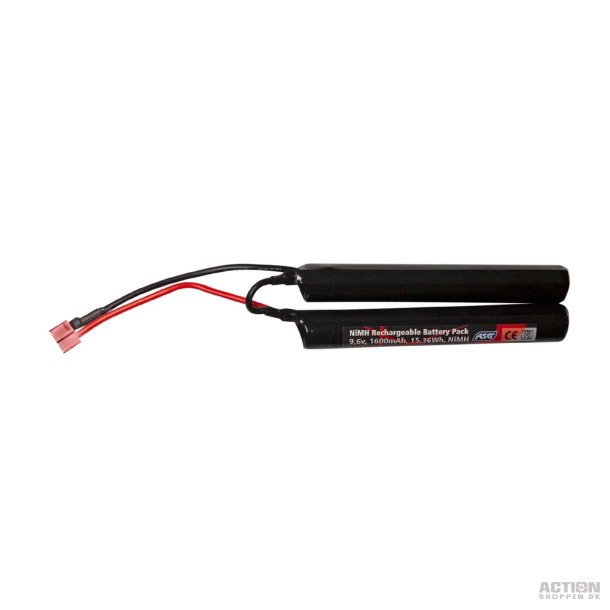 ASG - Batteri 9,6V 1600mah til crane stock, DEAN