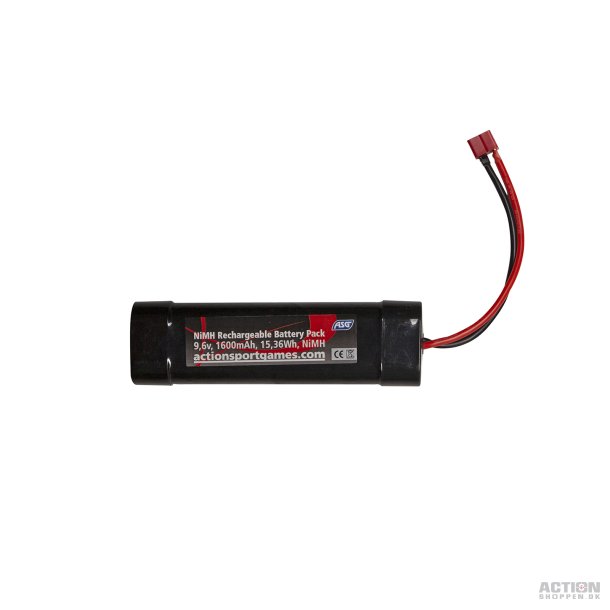 ASG - Batteri 9,6V 1600mah, DEAN