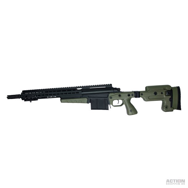 ASG - AI MK13 Compact Sniper Rifle, Sort/OD Grn