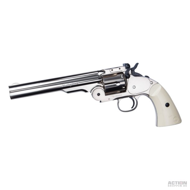 ASG - Schofiled Revolver, 6"  Silver, GNB - Co2