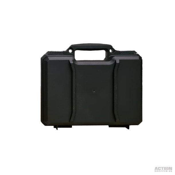 Pistol kuffert. L:31 - H:27 - B:7,5 Sort