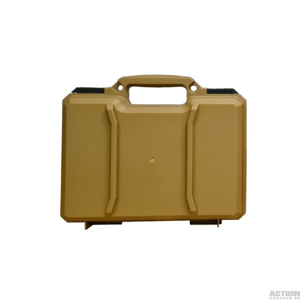 Pistol kuffert. L:31 - H:27 - B:7,5 Oliven/Tan