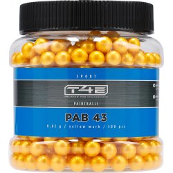 T4E Sport PAB Paintballkugler CAL 43" 500 Stk