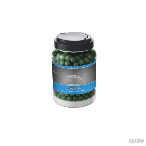 T4E MB MARKERINGSKUGLER, CAL 50" 100 STK