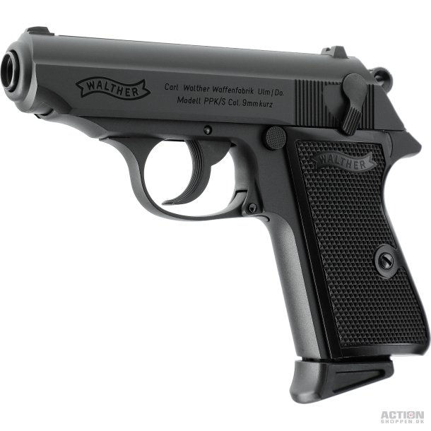 Umarex -  Walther PPK/S, Sort, GBB - Gas