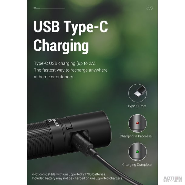 Klarus Outdoor High Performance Flashlight, E3, 2200 lumens