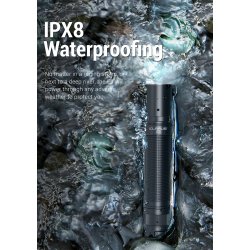 Klarus Outdoor High Performance Flashlight, E3, 2200 lumens