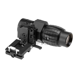 FXD 4x. Magnifier m. flip up, Sort